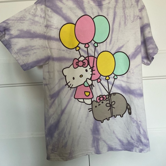 Hello Kitty X Pusheen Tie-Dye T-Shirt - Picture 3 of 10